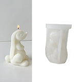 Long Ear Rabbit Scented Candle Silicone Mold