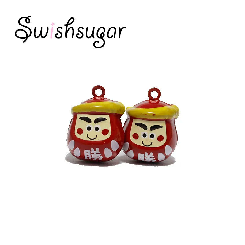 Lucky Cartoon Doll Jingle Bells Bracelet Kids Bag Jewelry Decor