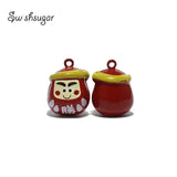 Lucky Cartoon Doll Jingle Bells Bracelet Kids Bag Jewelry Decor