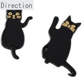 Acrylic Lucky Cat Long Tail Pendant for DIY Earrings