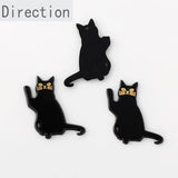 Acrylic Lucky Cat Long Tail Pendant for DIY Earrings