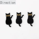 Acrylic Lucky Cat Long Tail Pendant for DIY Earrings