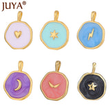 Moon Star Heart Charms for Jewelry Making Bohemia Pendant DIY Earrings Necklace