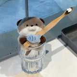 Cute Otters Plush Keychain for Backpacks