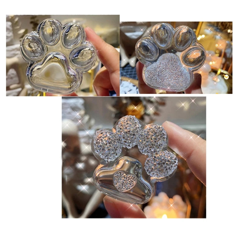 Paw Silicone Mold Keychain for DIY Desserts Cupcake Decor