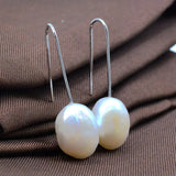 Freshwater Baroque Pearl 925 Sterling Silver Earrings