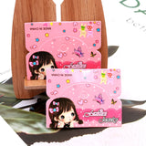 100pcs Pink Jewelry Packaging Cards 4.8x6.2cm
