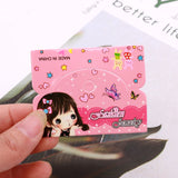 100pcs Pink Jewelry Packaging Cards 4.8x6.2cm