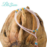 Romantic Rose Quartz Bangles for Women 0165