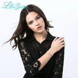 Romantic Rose Quartz Bangles for Women 0165