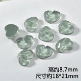Diamond Section Wave Resin Patch DIY Earrings Hair Accessories 10pcs