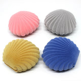Shell Shape Velvet Jewelry Display Box for Wedding Ring Earrings Necklace