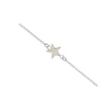 Star Charm Bracelet 925 Sterling Silver Womens Jewellery Gift