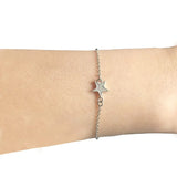 Star Charm Bracelet 925 Sterling Silver Womens Jewellery Gift