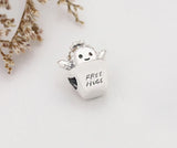 Sterling Silver Cactus Beads for Bracelets & Bangles - Friendship Charm
