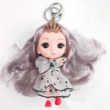 Sweet Doll Big Eye Keychain Charm for Women