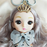 Sweet Doll Big Eye Keychain Charm for Women