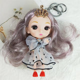 Sweet Doll Big Eye Keychain Charm for Women