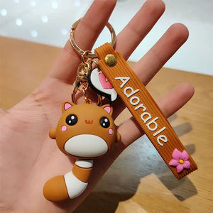 Totoro Cat Keychain Pendant Cartoon Cat Bag Ornament Gift