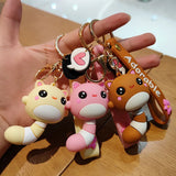 Totoro Cat Keychain Pendant Cartoon Cat Bag Ornament Gift