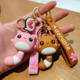 Totoro Cat Keychain Pendant Cartoon Cat Bag Ornament Gift