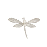 Dragonfly Brooch Zircon Pearl Insect Pin for Women