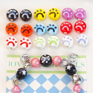 Ceramic Cake Cat Claw Beads DIY Necklace Bracelet Material