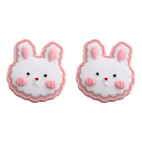 Rabbit Duck Bear Biscuit Resin Patch for DIY Hairpin Jewelry Earrings