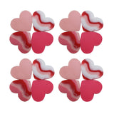 100Pc Heart Silicone Beads Food Love Shape Teether BPA Baby DIY Chew Accessory
