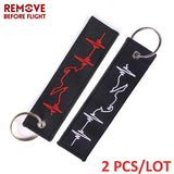 Biker Heartbeat Keychain for Motorcycles and Cars