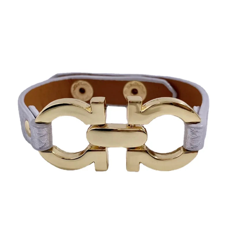 Women's Ins Geometric Buckle Bracelet