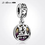 Mouse Bead Charms 100% SSilver Plated for Bracelets Jewelry DIY