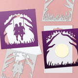 Swing Cutting Dies Trees Stencil Template Love Die Cuts Mental Cutting DIY