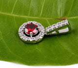 Crystal CZ Necklace Pendant Round Jewelry