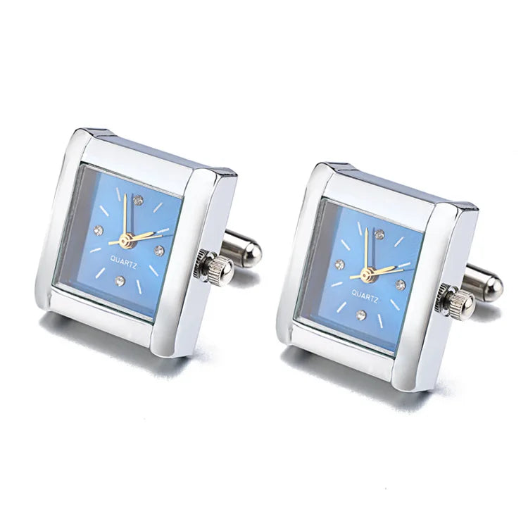Digital Watch Cufflinks For Men Lepton Clock Cufflinks