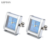 Digital Watch Cufflinks For Men Lepton Clock Cufflinks