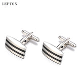 Enamel Cufflinks Men Business Party High Square Enamel Cuff links Wedding Groom