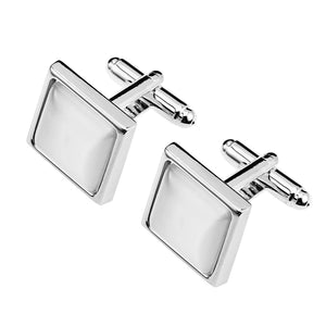 Cat Eye Stone Cufflinks for Men Shirt Cuffs Opals Cufflink