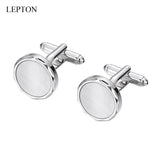 Mother of Pearl Cufflinks Tuxedo Studs Set