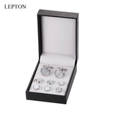 Mother of Pearl Cufflinks Tuxedo Studs Set
