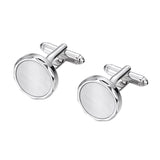 Mother of Pearl Cufflinks Tuxedo Studs Set
