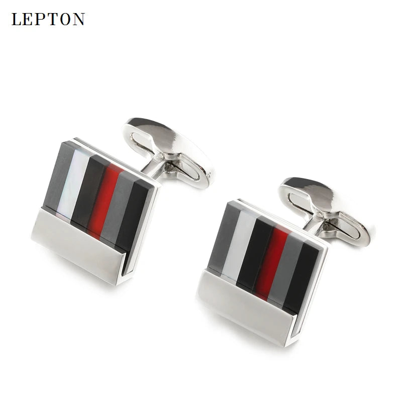 Multicolor Stone Cufflinks for Mens Shirt Cuffs