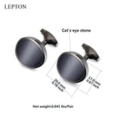 Stone Cufflinks Cat Eye Cuff links Wedding Business