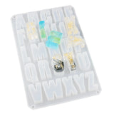 Lowercase English Letters Mold Kit Alphabet Pendant UV Resin Silicone Molds