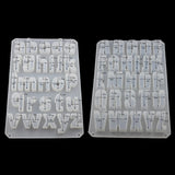 Lowercase English Letters Mold Kit Alphabet Pendant UV Resin Silicone Molds