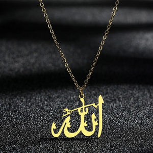 Luck Arabic Allah Necklace Female Temperament Jewelry