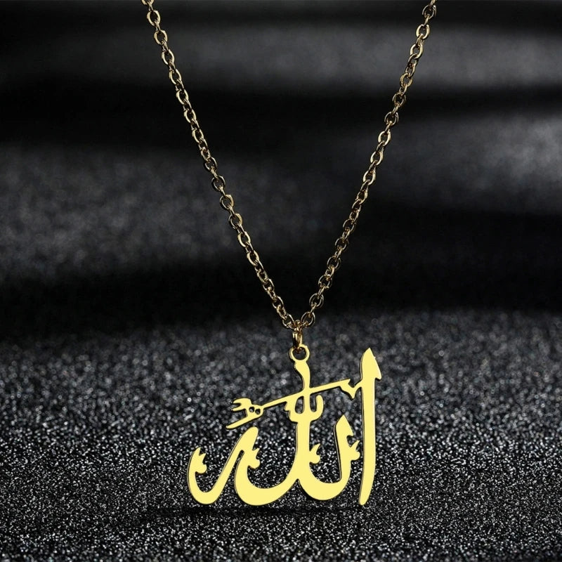 Luck Arabic Allah Necklace Female Temperament Jewelry
