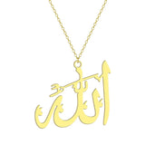 Luck Arabic Allah Necklace Female Temperament Jewelry
