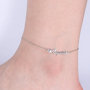 Personalized Anklets for Women Stainless Steel Leg Chain Bracelet