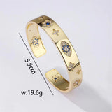 Colorful Evil Eye Bracelet 18K CZ for Women Adjustable Jewelry